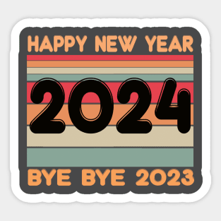 Happy New Year 2024 Sticker